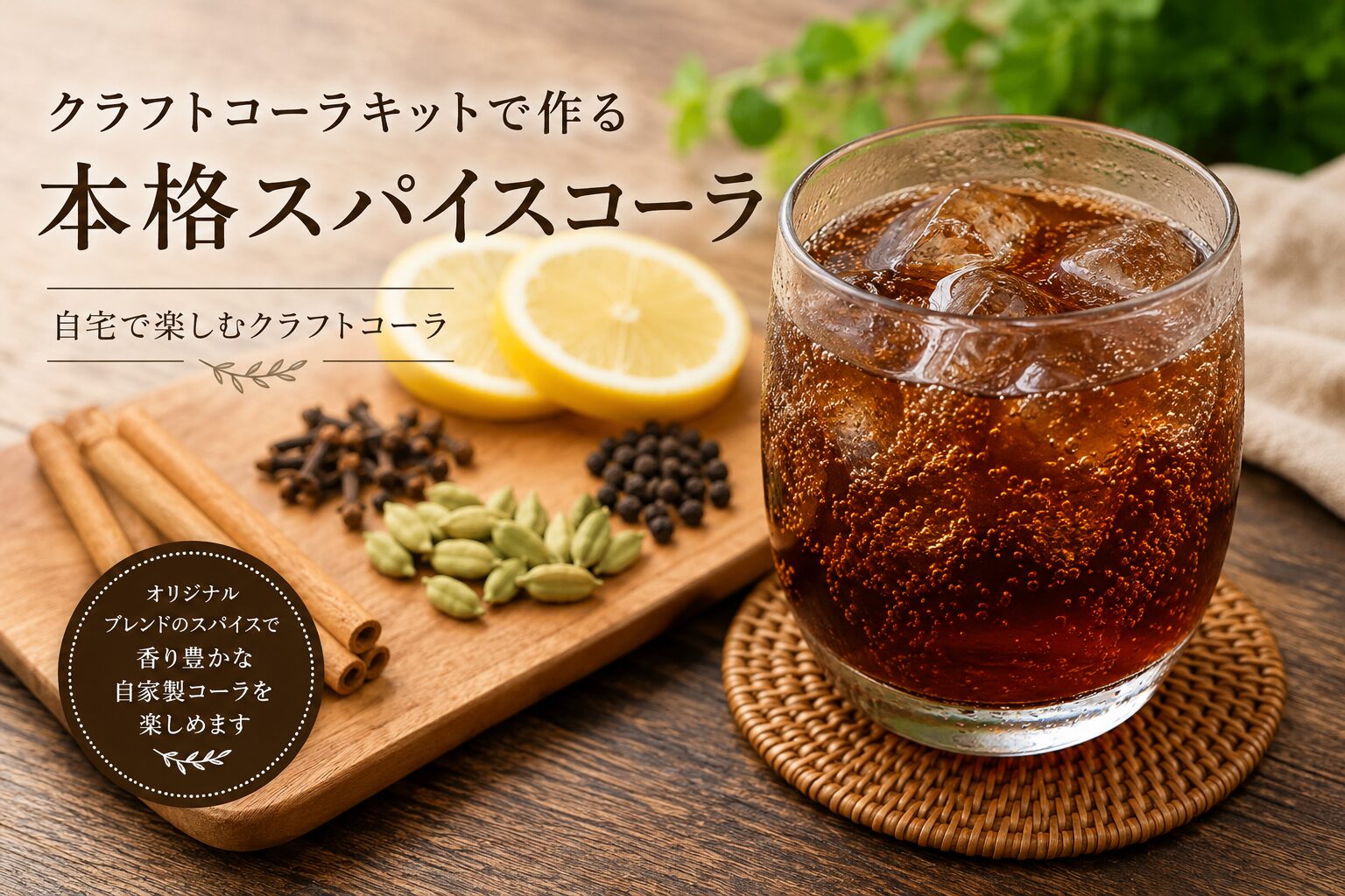 クラフトコーラキットで作った自家製クラフトコーラ