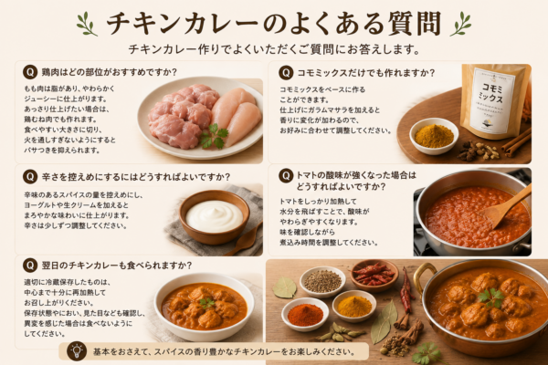 チキンカレーのよくある質問