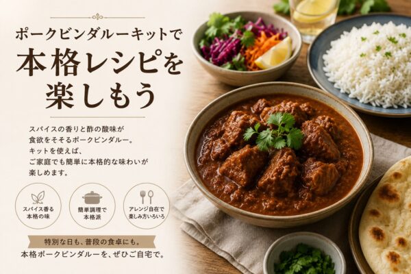 ポークビンダルーキットで本格レシピを楽しもう