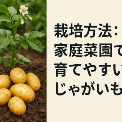 6. 栽培方法:家庭菜園でも育てやすいじゃがいも