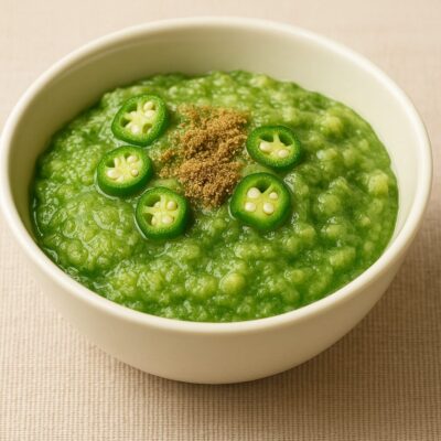 スパイシーネバネバのレシピ(カレー粉=コモミックス)