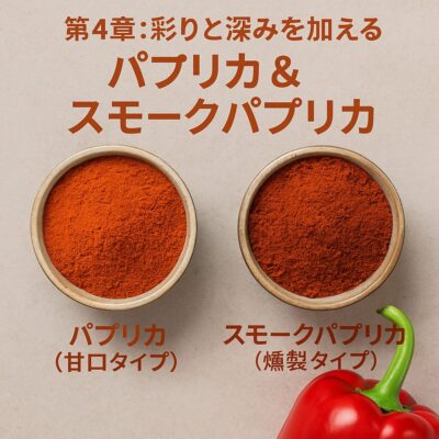 🌶 第4章：彩りと深みを加える「パプリカ＆スモークパプリカ」