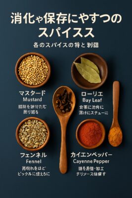 第6章：消化・保存に役立つスパイス