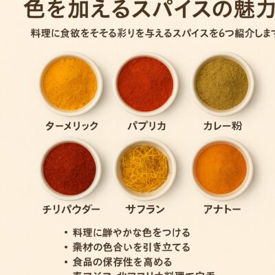 第5章：色を加えるスパイスの魅力