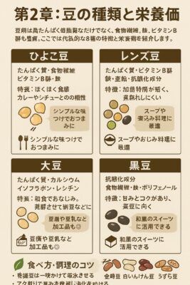 第2章：豆の種類と栄養価