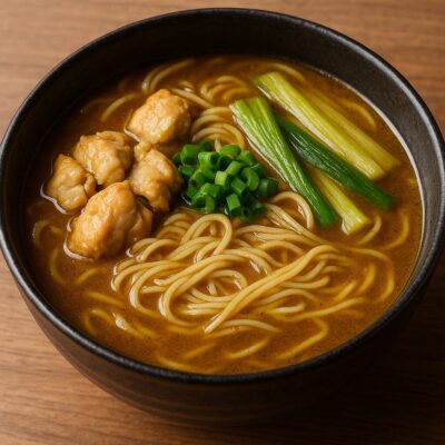 ガラムマサラ香る和風カレー南蛮そうめん(にゅうめん)のレシピ(カレー粉=コモミックス)
