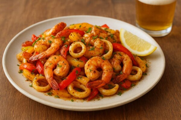 🍤シーフードスパイス炒めのレシピ（カレー粉＝コモミックス）