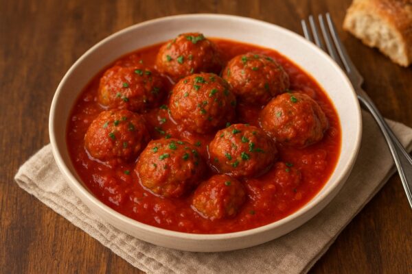 🍛スパイス風味ミートボールのトマト煮のレシピ