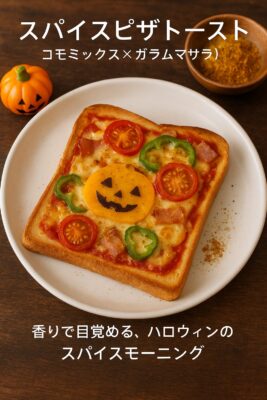 🍞スパイスピザトーストのレシピ