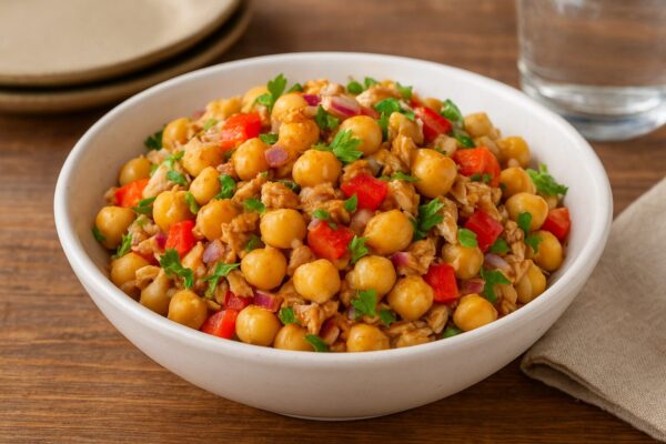 🥗ひよこ豆とツナのスパイスサラダのレシピ