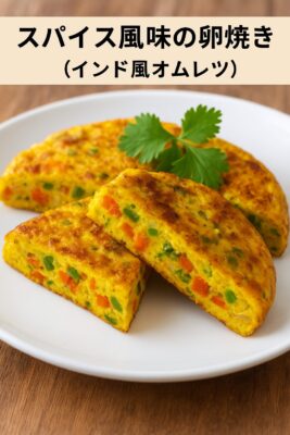🍳スパイス風味の卵焼き（インド風オムレツ）のレシピ