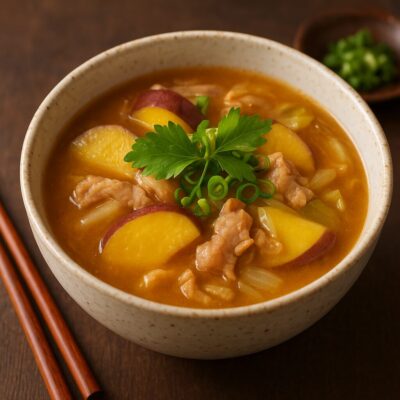 🥢 スパイス風味のさつま汁のレシピ