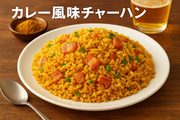 🍛カレー風味チャーハン（スパイス香る黄金炒飯）のレシピ