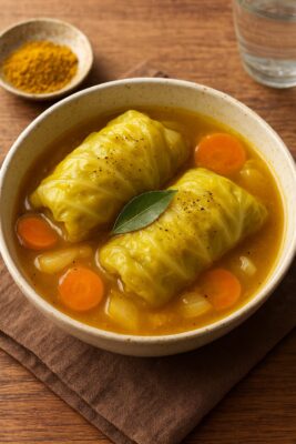 🥬 スパイス風味ロールキャベツのレシピ