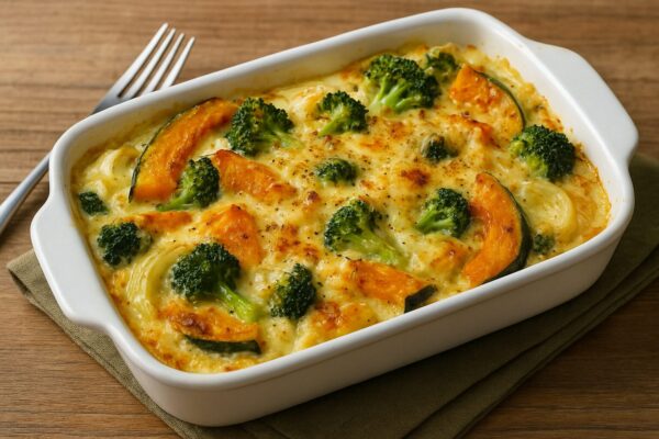 🥦 スパイス風味の野菜グラタンのレシピ