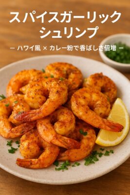 🦐 スパイスガーリックシュリンプのレシピ