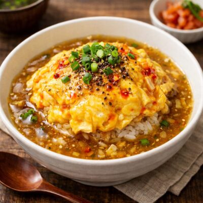 スパイス餡かけ天津飯のレシピ