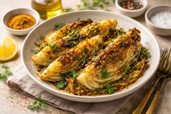 ◆ 🥗 焼き白菜のスパイスオリーブオイル和えのレシピ