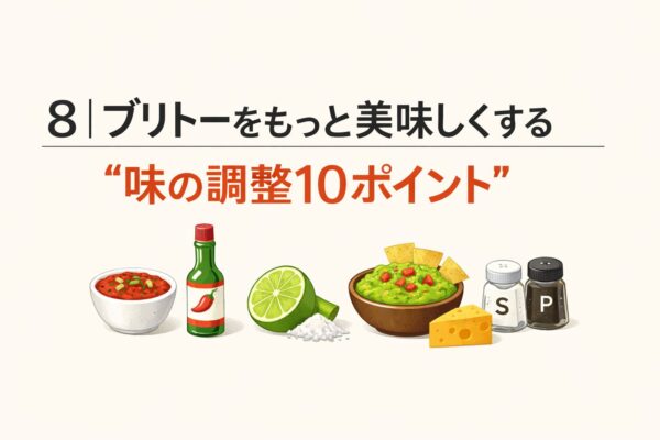 8｜ブリトーをもっと美味しくする“味の調整10ポイント”