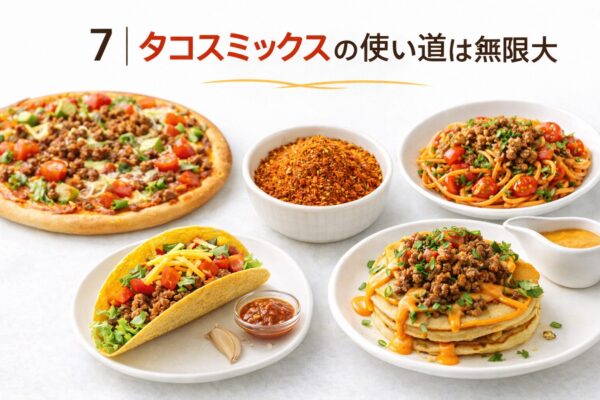 7｜タコスミックスの使い道は無限大