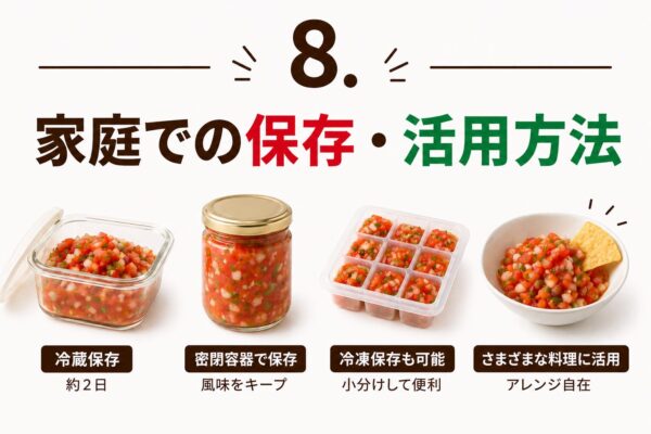 8. 家庭での保存・活用方法