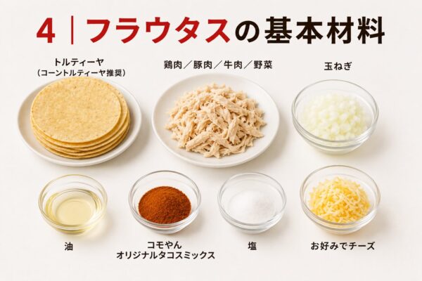 4｜フラウタスの基本材料