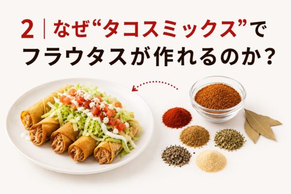 2｜なぜ“タコスミックス”でフラウタスが作れるのか？