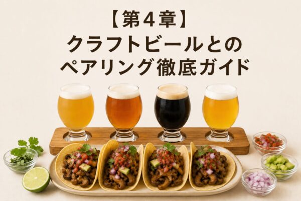 【第4章】クラフトビールとのペアリング徹底ガイド